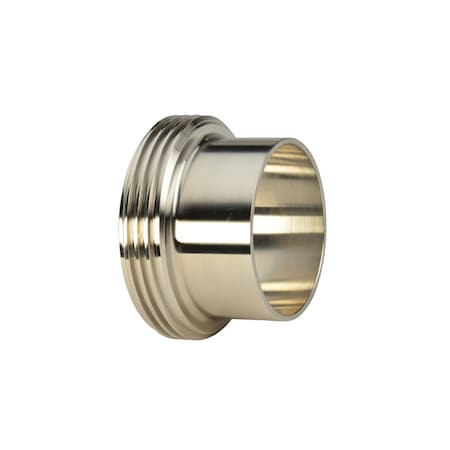 Wayland 4in BEVEL SEAT LONG THREADED FERRULE -304-1.75inOAL W415A-4